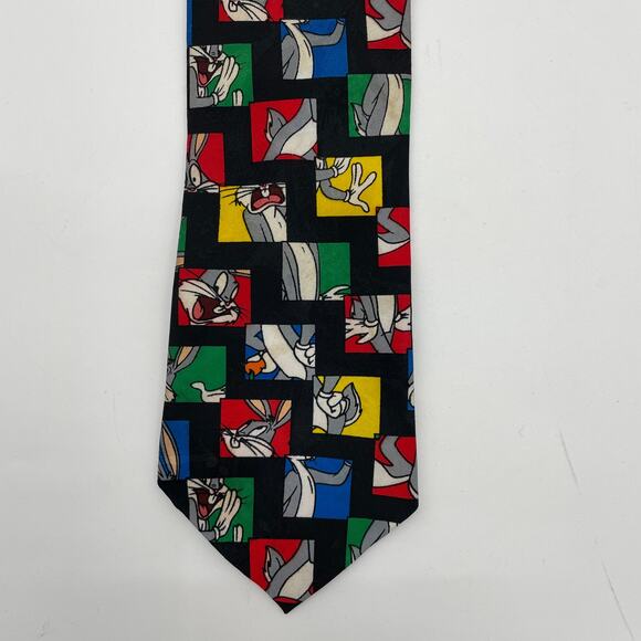 LOONEY TOONS Bugs Bunny Polyester Men's Neck Tie - Picture 2 of 3